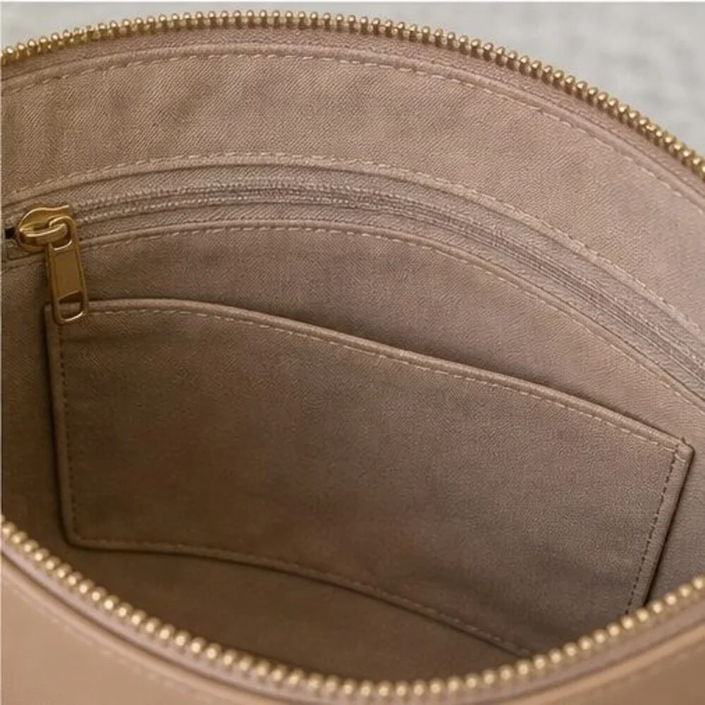 Espresso Zip Crossbody Bag